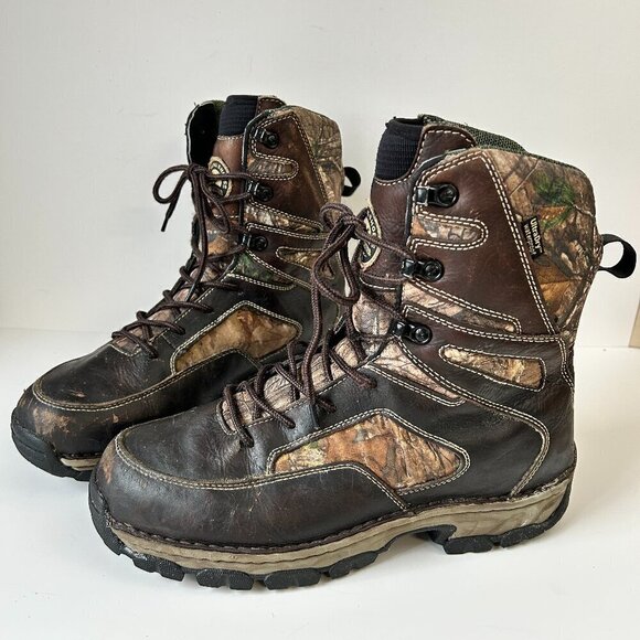 Red Wing Boots Mens 10 Brown Camo Irish Setter 600g Hunt ScentBan Primaloft Work main image 11